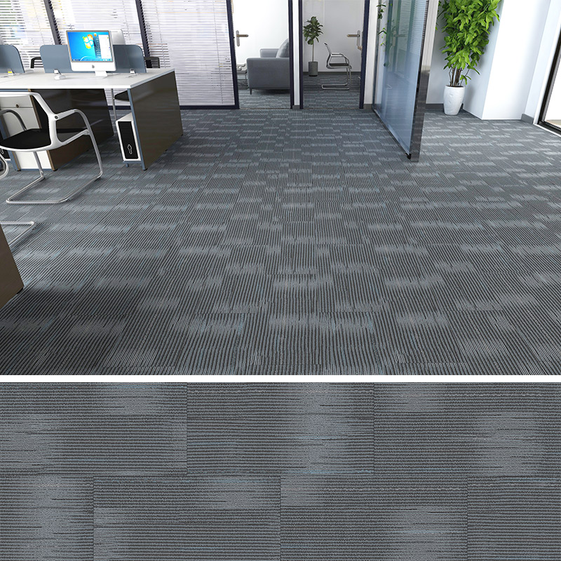 JX5805-6 Silver Weave PVC Carpet Texture Flooring Film