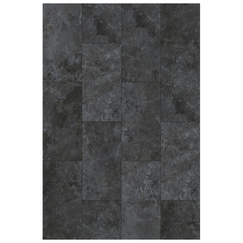 JX138L-1 Asphalt Grey Stone Design PVC Flooring Film