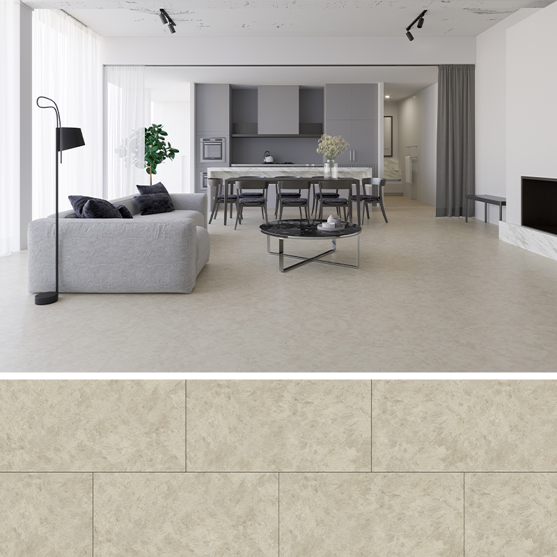 JX104-1 Sahara Sand PVC Stone Design Flooring Film