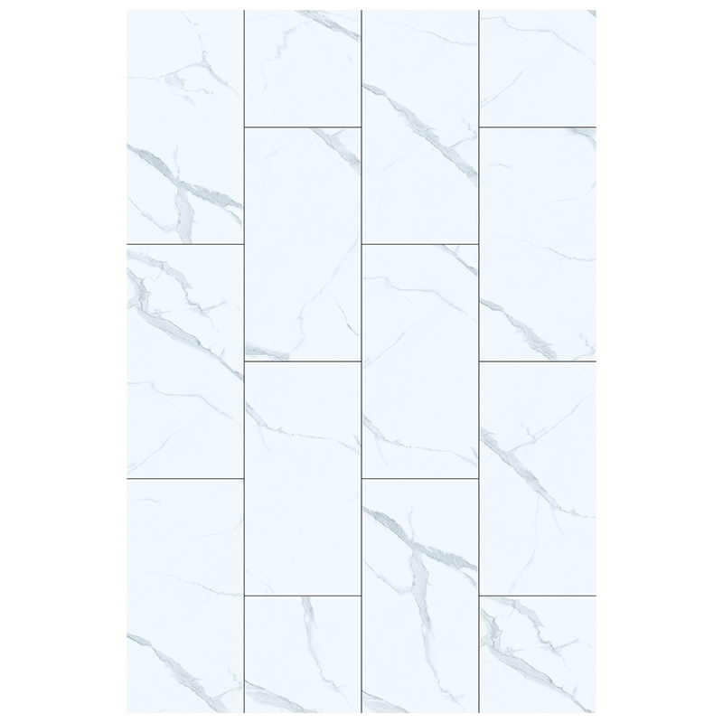 JX7031-1 Elegant White Stone Design PVC Flooring Film