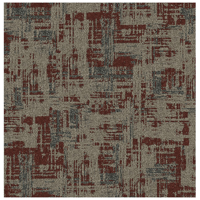 JX5806-2 Industrial Rust PVC Carpet Look Flooring Film