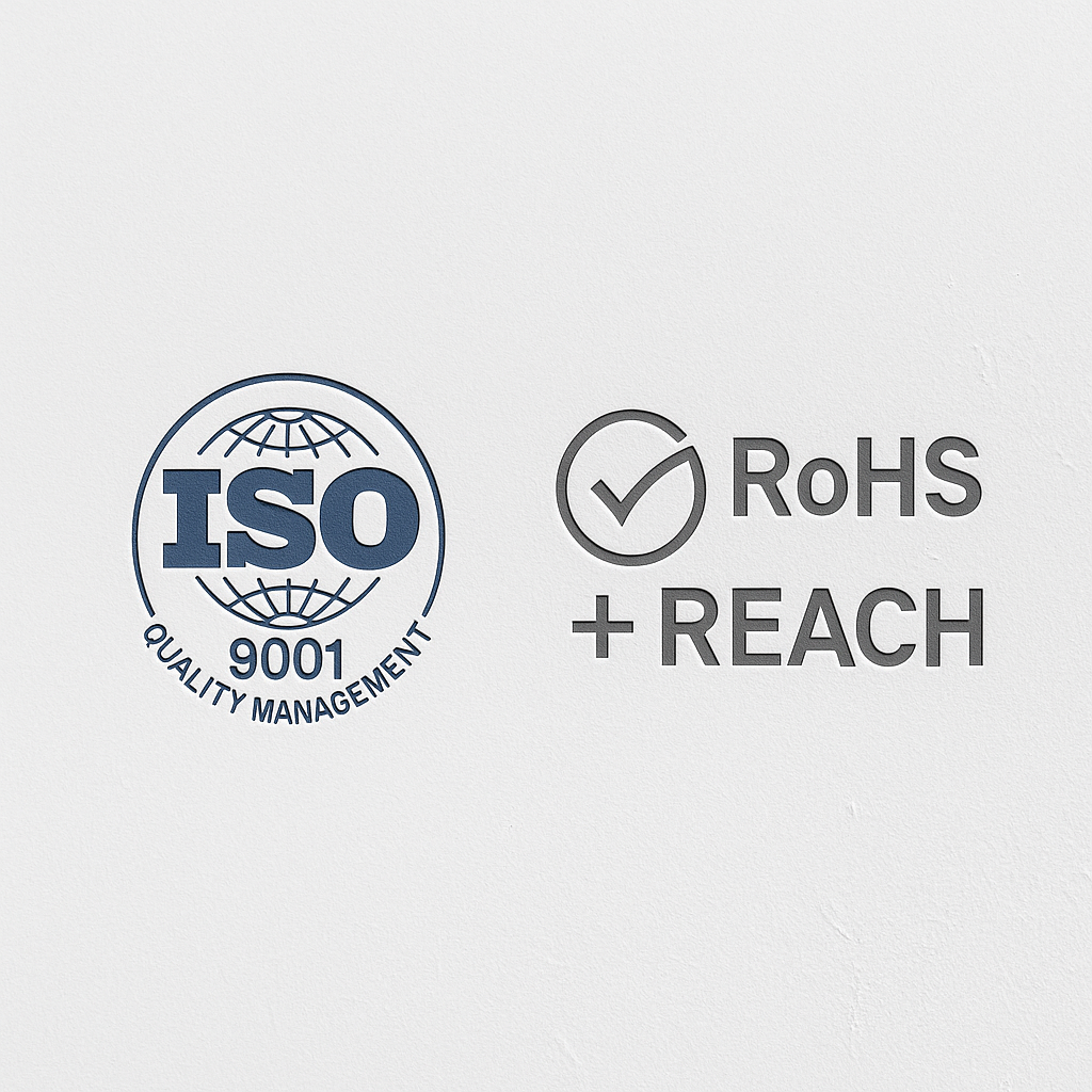 ISO9001 ROHS REACH Cert